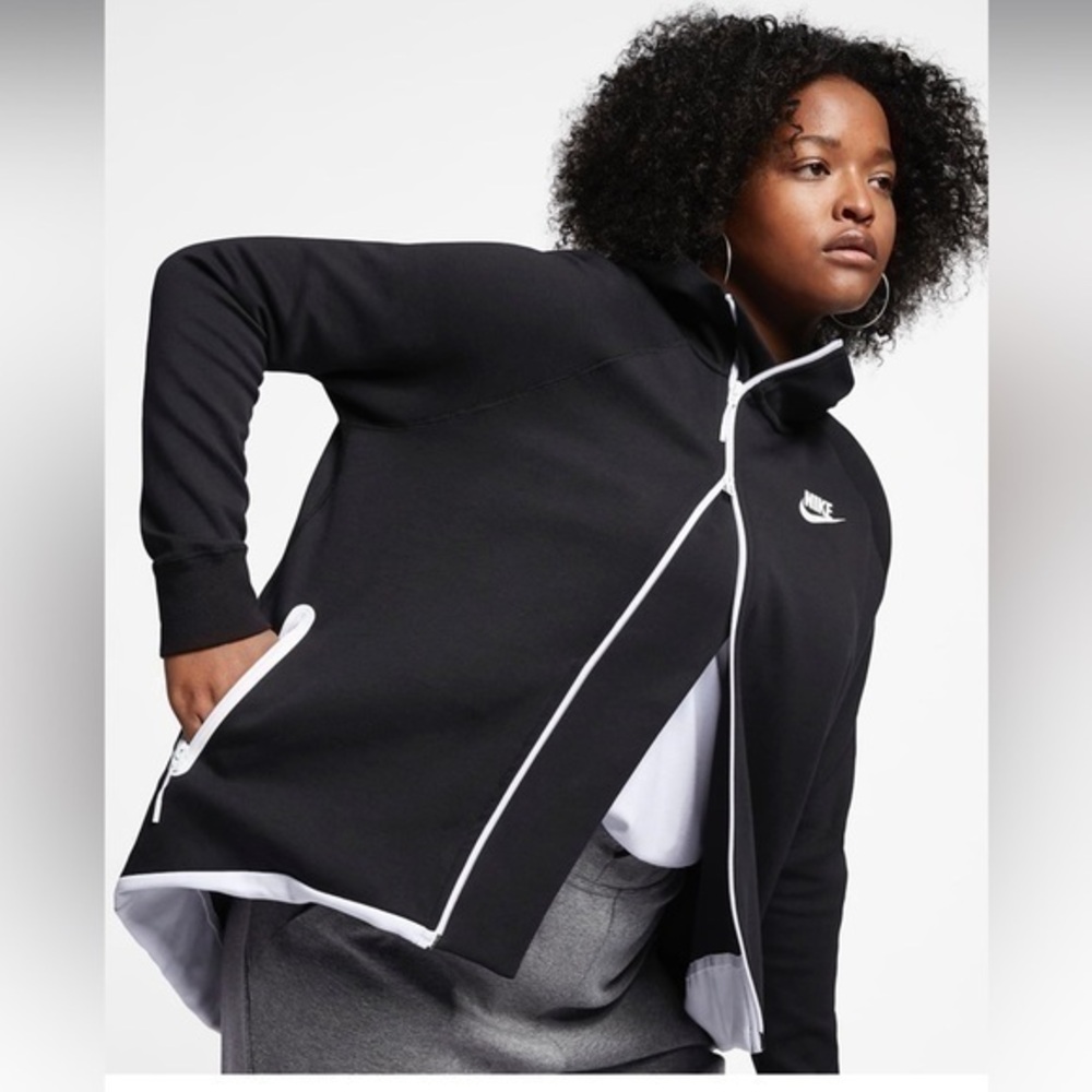 Nike Sportswear Tech Fleece full tip up zipper pocket hoody sweatshirt jacket